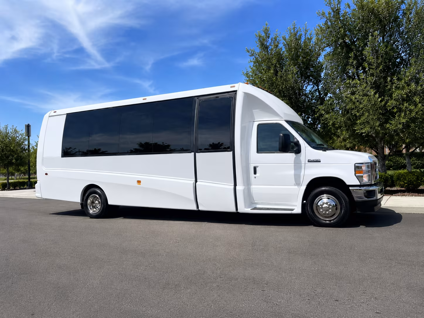Bridgeport bridgeport airport transportation party bus exterior