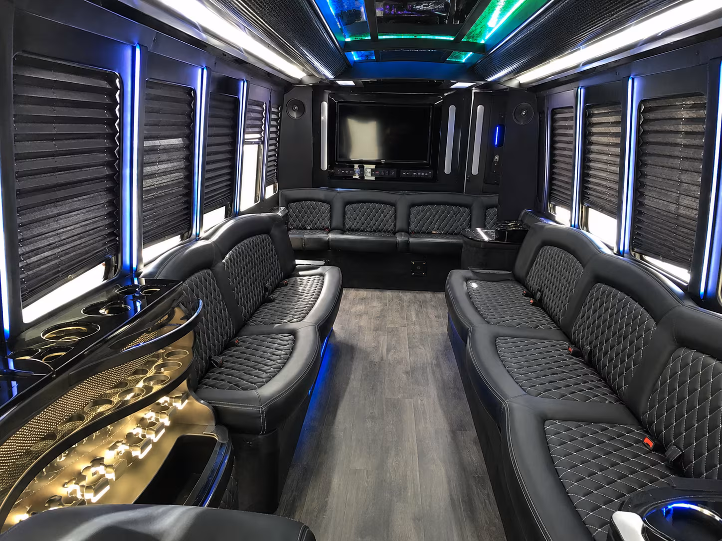 Bridgeport bridgeport concert party bus rental party bus exterior