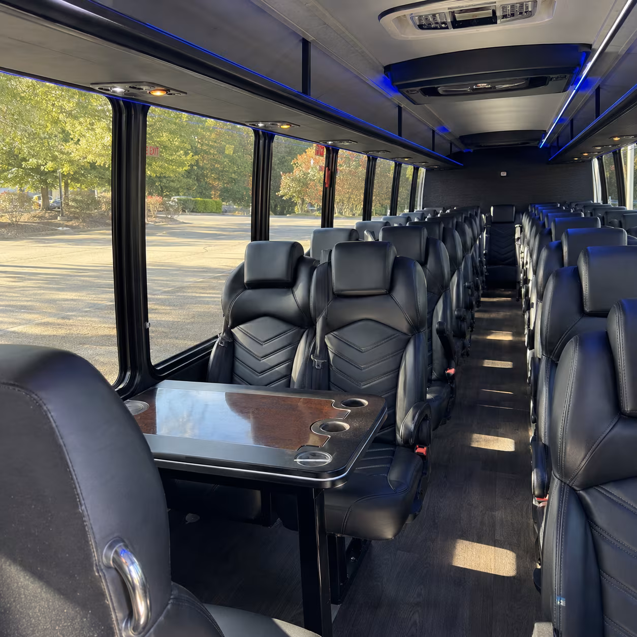 Bridgeport bridgeport corporate event party bus rental party bus exterior