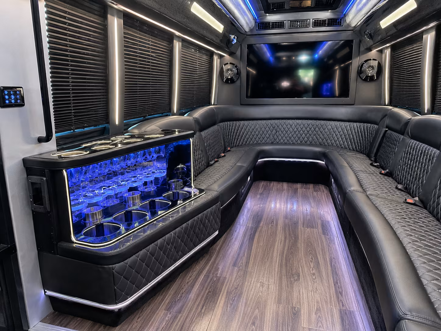 Bridgeport bridgeport prom party bus rental party bus exterior