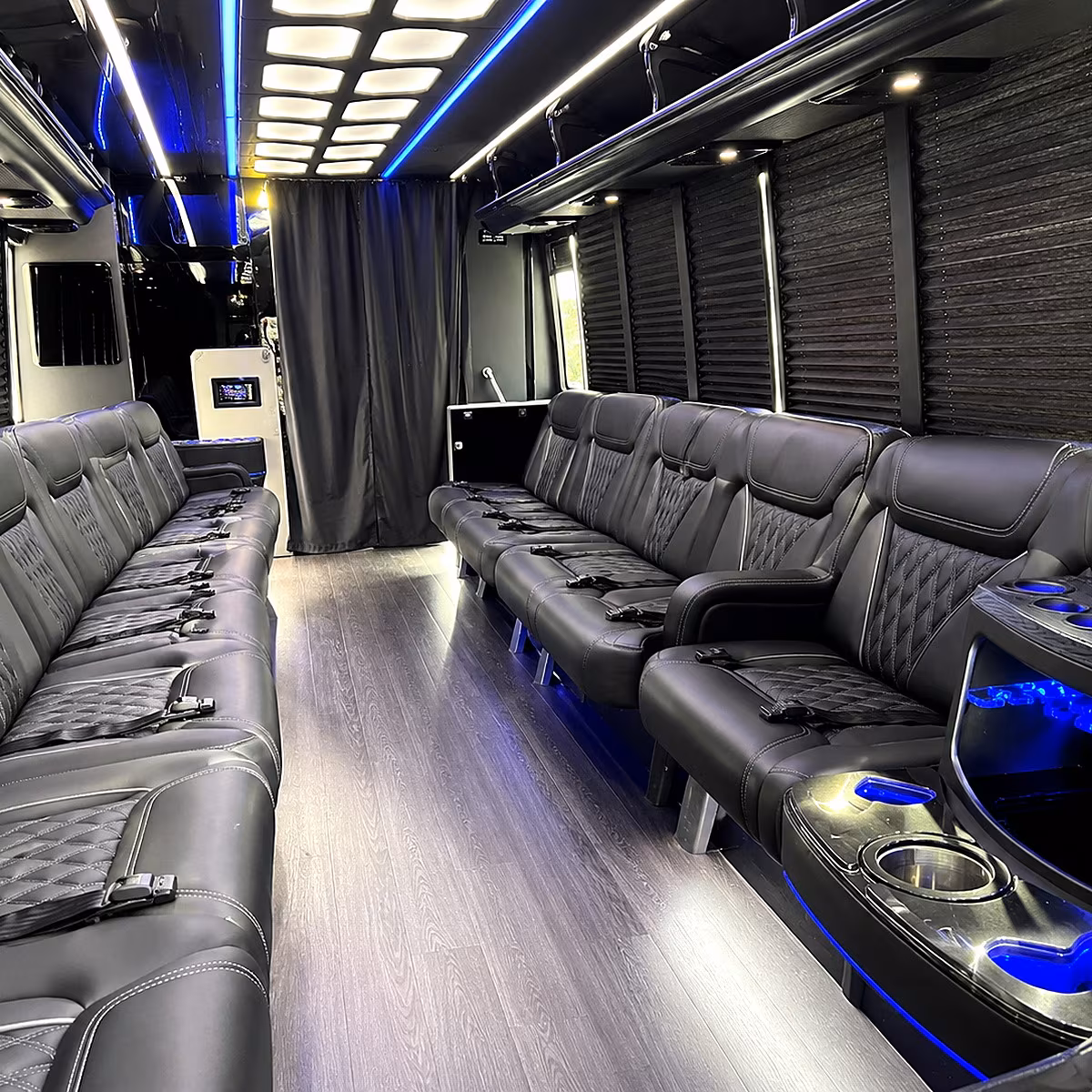 Bridgeport bridgeport prom party bus rental party bus interior