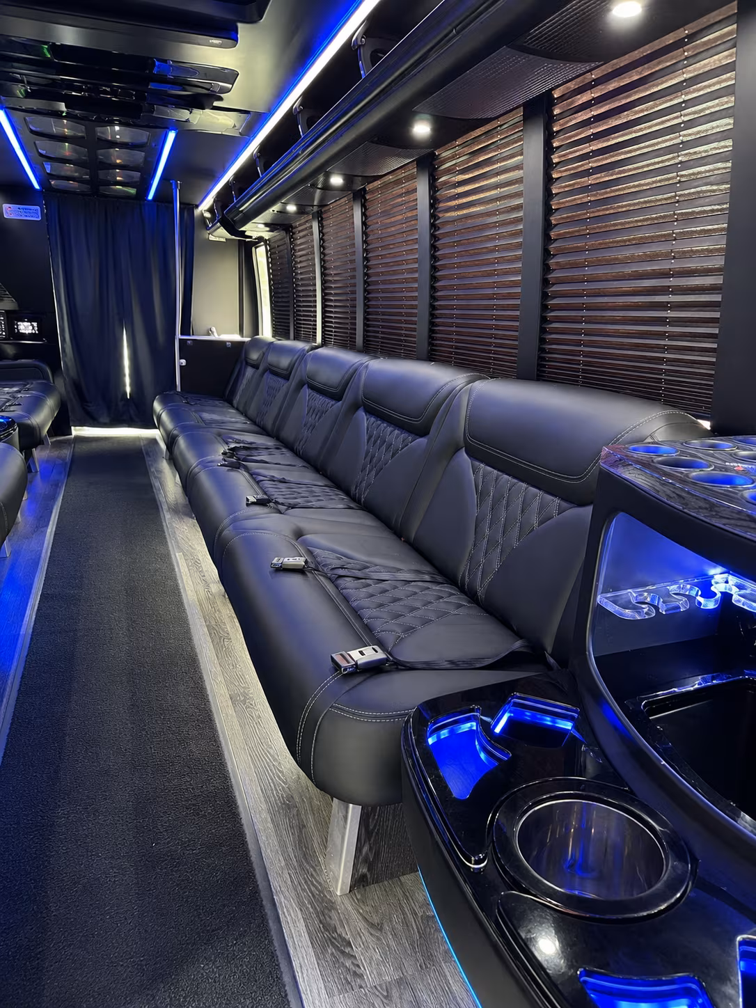 Bridgeport bridgeport prom party bus rental party bus exterior