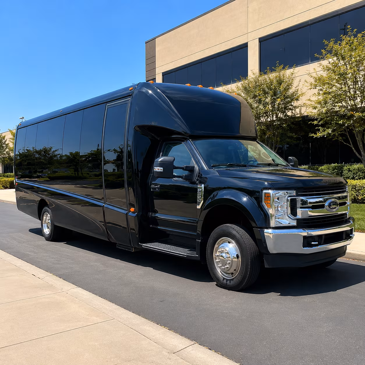 Bridgeport bridgeport school event bus rental party bus exterior