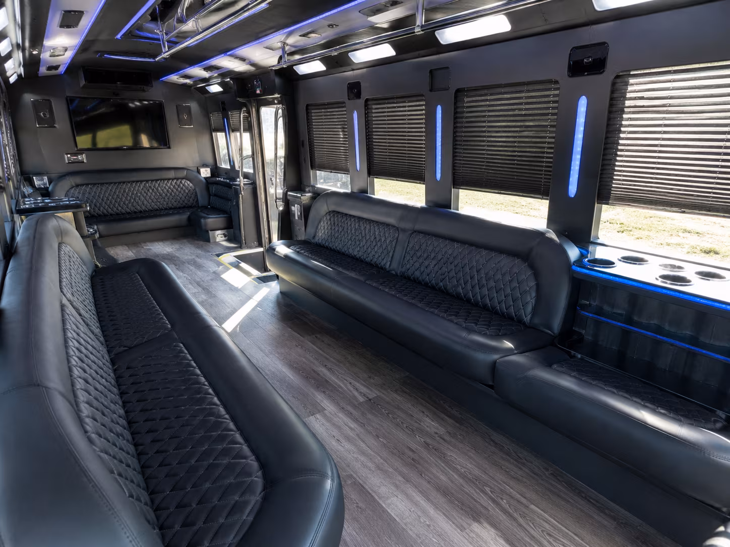 Bridgeport bridgeport sporting event party bus rental party bus exterior