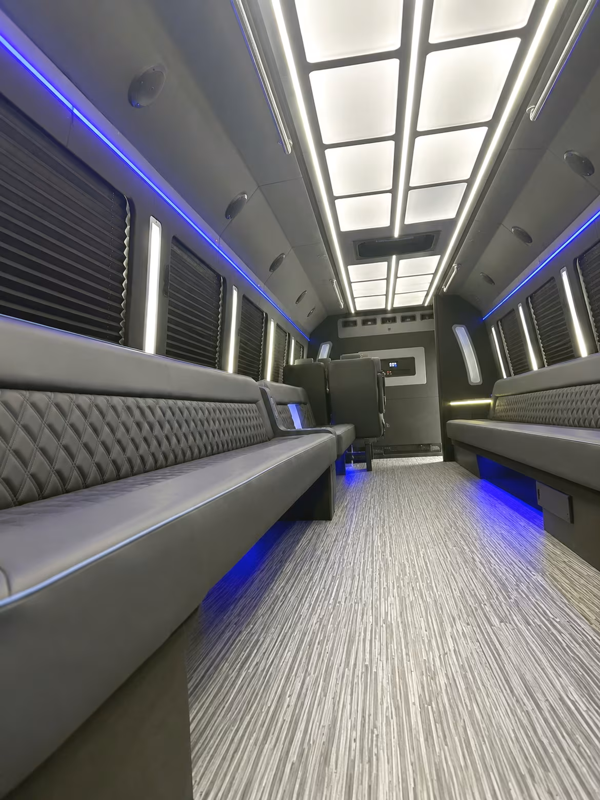 Bridgeport Sporting Event Transportation onboard seating