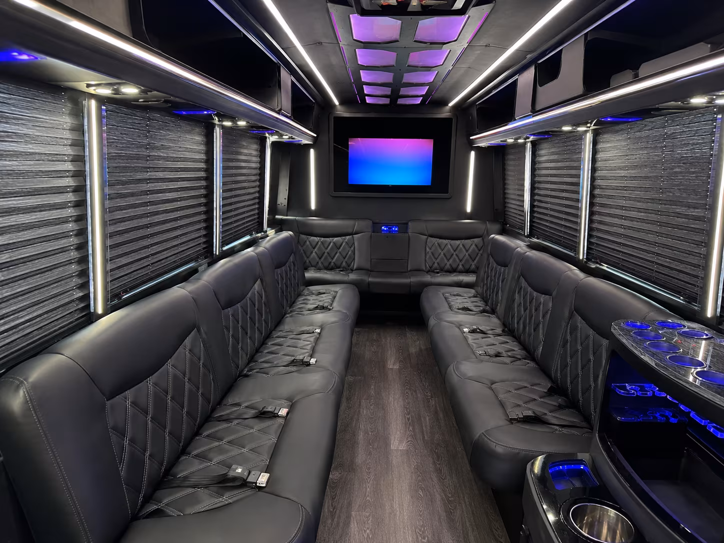 Minibus interior