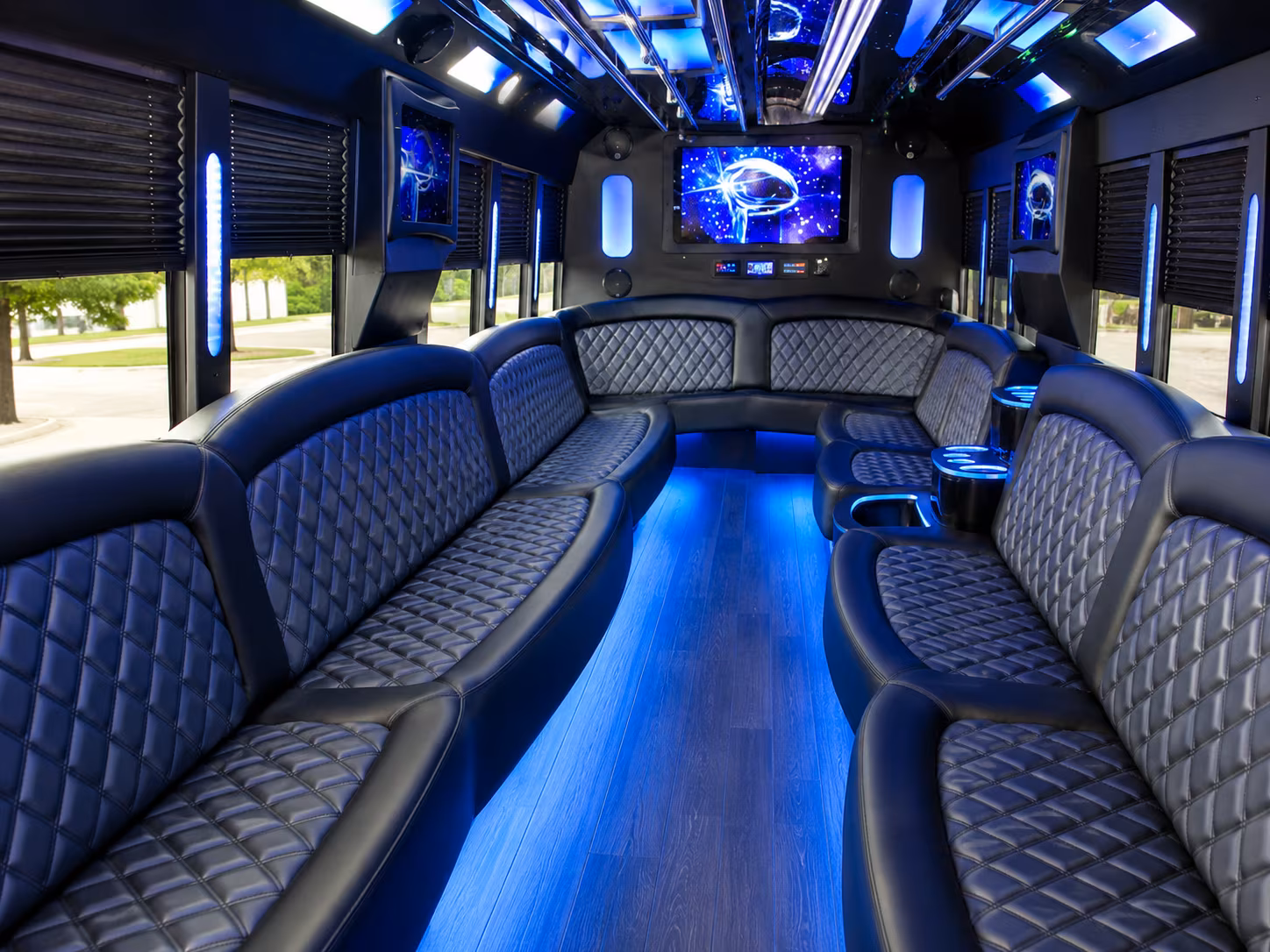 Minibus interior