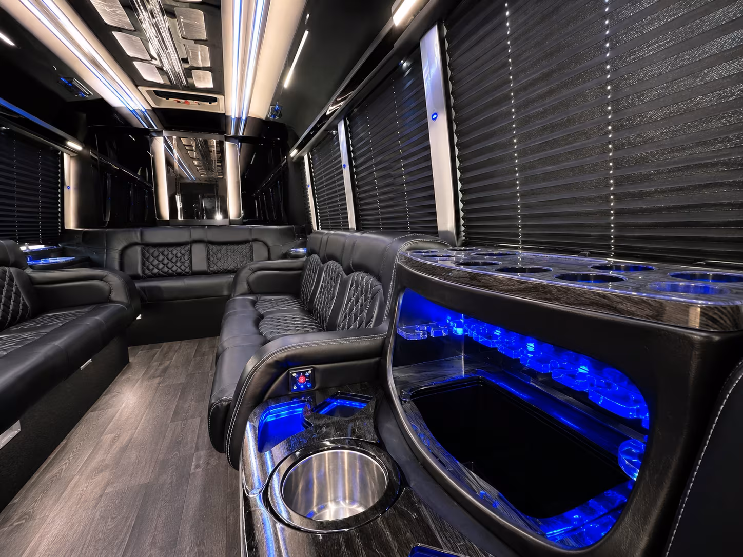 Minibus interior