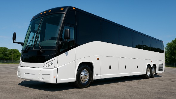 Exterior of Charter Bus Company Danbury's 40 Passenger Party Bus in Danbury
