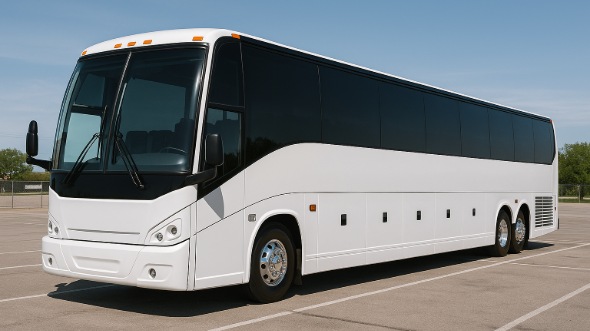 Exterior of Charter Bus Company New Haven's 50 Passenger Party Bus in New Haven