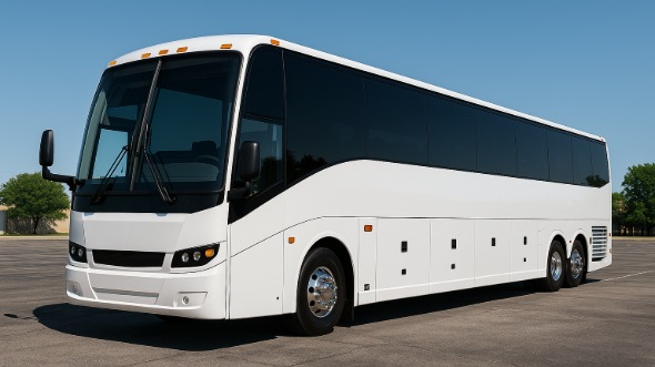 Exterior of Charter Bus Company Norwalk's 50 Passenger Party Bus in Norwalk
